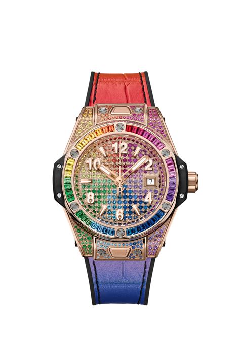 big bang rainbow hublot|Hublot big bang original gold.